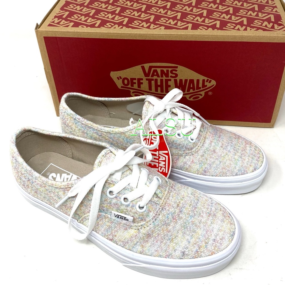 🌸Sale🌸 VANS Authentic Canvas Rainbow Jersey Women’s Sneak Size 6 VN0A2Z5IWN5 - Picture 7 of 9